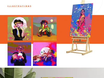 Portfolio 2022 adobe art design graphic design illustration portfolio ui