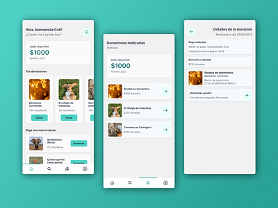 UI Marathon - #14 Challenge app argentina challenge daily daily ui design donation donations e wallet fightfire finance fire maraton ui mockup santi maratea service design club ui wallet