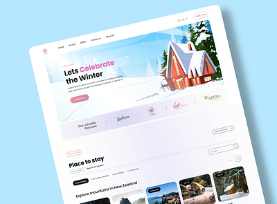 Tours & Travel | Website animation app art branding clean design flat graphic design illustration logo ui