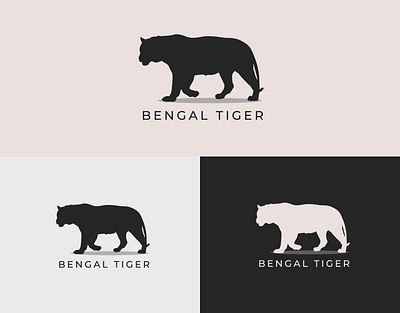 Elegant Minimalist Tiger Logo Design - Animal Logo animal brand branding clean creative design elegant graphic design logo minimal minimalist modern simple tiger