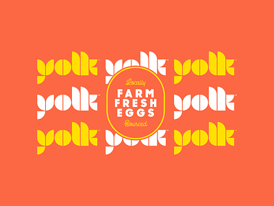 Yolk Eggs Branding & Identity branding design identity logo typography