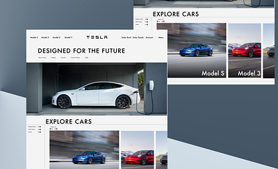 Tesla Website Redesign design desktop ecommerce editorial high end luxury model model 3 model x model y product design tesla ui ux vehicle website