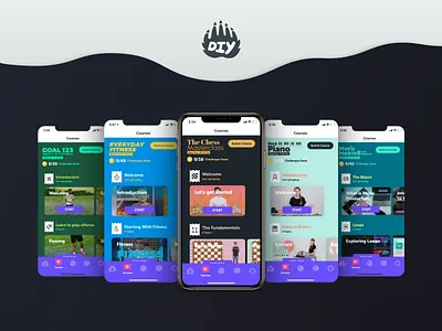 DIY Courses | UI UX Design animation art branding colours design designer graphic design guidelines illustrator typography ui ux