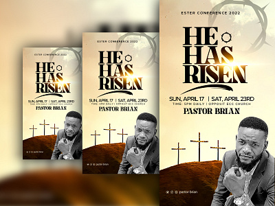 EASTER CONFERENCE CHURCH PSD TEMPLATE branding church churchmedia conference easter graphic design