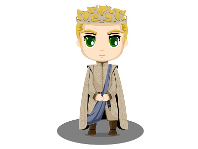 Joffrey Baratheon casabaratheon casalannister chibis design gameofthrones illustration joffreybaratheon poniente ui ux vector vector illustration