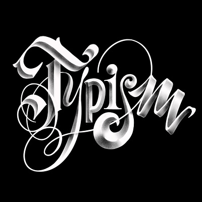 Typism hand lettering lettering type