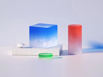 Glass material exercise 插图 设计