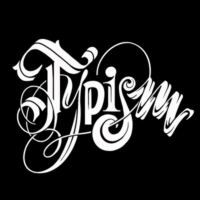 Typism #2 design hand lettering illustration lettering type