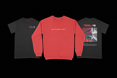 Tesla Motors 20th Anniversary Merch anniversary auto autopilot fictional merch mockup motors print shirt shirts sweater sweatshirt tesla vintage