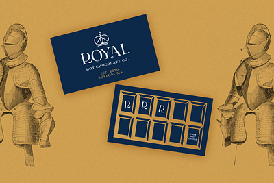 Royal Hot Chocolate Co. Stamp Card card chocolate coco gold hot midieval restaurant royal stamp