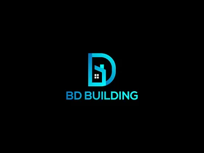 BD Building brand branding design iconic logo illustration logo logotype simple symbol icon ui