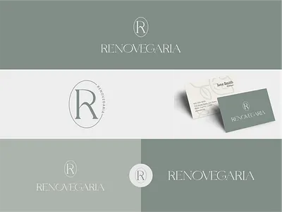 RENOVEGARIA LOGO apparel beuty brand branding clothing design fashion icon jewelery letter lettering logo logo design monogram spa vector women