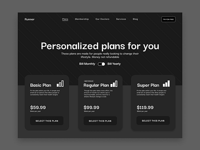 The Runner Project app branding design illustration logo typography ui ux vector web