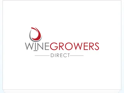 Elegant, Professional Logo Design for WineGrowersDirect branding design logo typography vector
