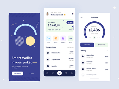 Finance Banking App Design android app app app design banking banking app digital banking digital wallet finance finance analytics finance app finance management fintech ios mobile app mobile design mobile ui money transfer ui design wallet wallet app
