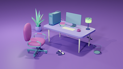 Purple room 💜🤖 3d 3d art 3dart 3ddesign 3dillustration 3dmodeling b3d blender blender3d cycles graphic design modeling render ui web