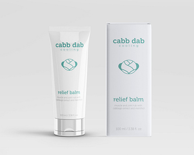 Cabb Dab 3d box branding graphic design label packaging