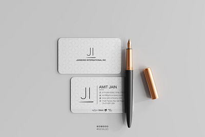 Elegant and Modern Business Card Design branding business card card