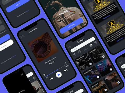 Music player app app app design branding card design design good design illustration interaction design logo music player app soul ui ux vector