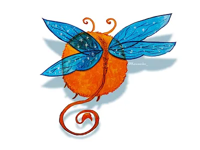 Bubu 2/3 character concept concept illustration traditional art watercolor