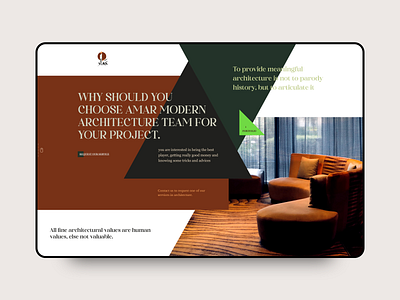 Amar-Slide 1 colored design graphic design graphics illustration interface interior landing page material slider typography ui ux web web design web site