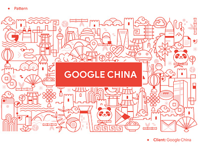 Google China Pattern character design design illustration product ui vector webdesign