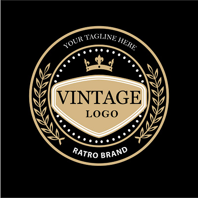 VINTAGE LOGO creative logo logo logo design modern logo unique logo vintage vintage logo