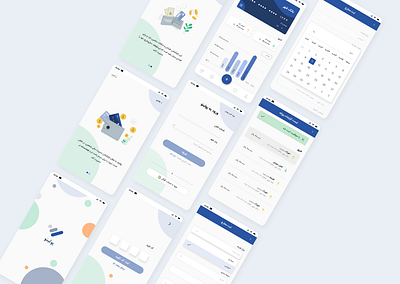 Poolino - Mobile App Design for Personal Financial Management app design ui