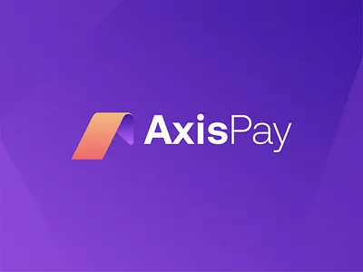 Axis Pay Logo a app axis credit employee fin tech fintech icon loan logo saving wallet