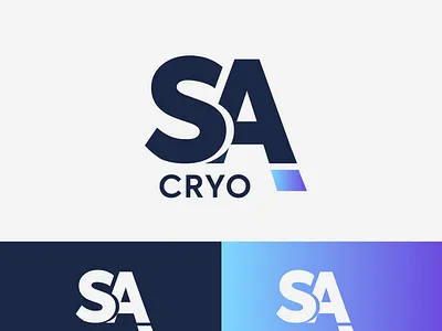 SA Cryo branding design digital graphic graphic design logo minimalist vector