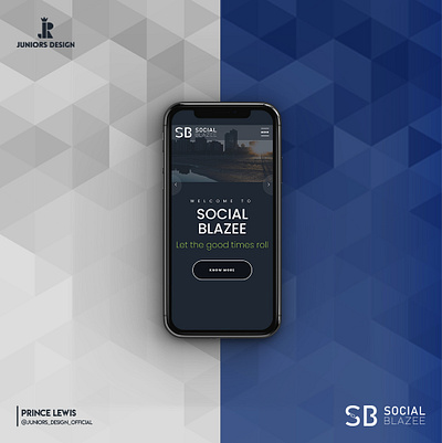 Social Blazee - App design app design logo