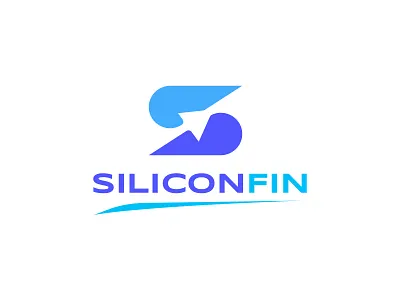 SiliconFin Logo agency blue brand branding corporate darkblue design finance fintech identity investment letter s loan logo logomark money silicon siliconfin symbol