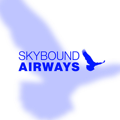 Skybound Airways Logo branding design icon illustration logo minimal vector