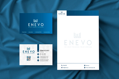 Enevo - Brand Identity branding logo