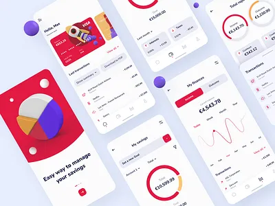 Personal finances app app app design app ui bank app banking digital wallet finance finance app finance application finances financial fintech investment mobile mobile app mobile banking mobile design money app personal finance wallet