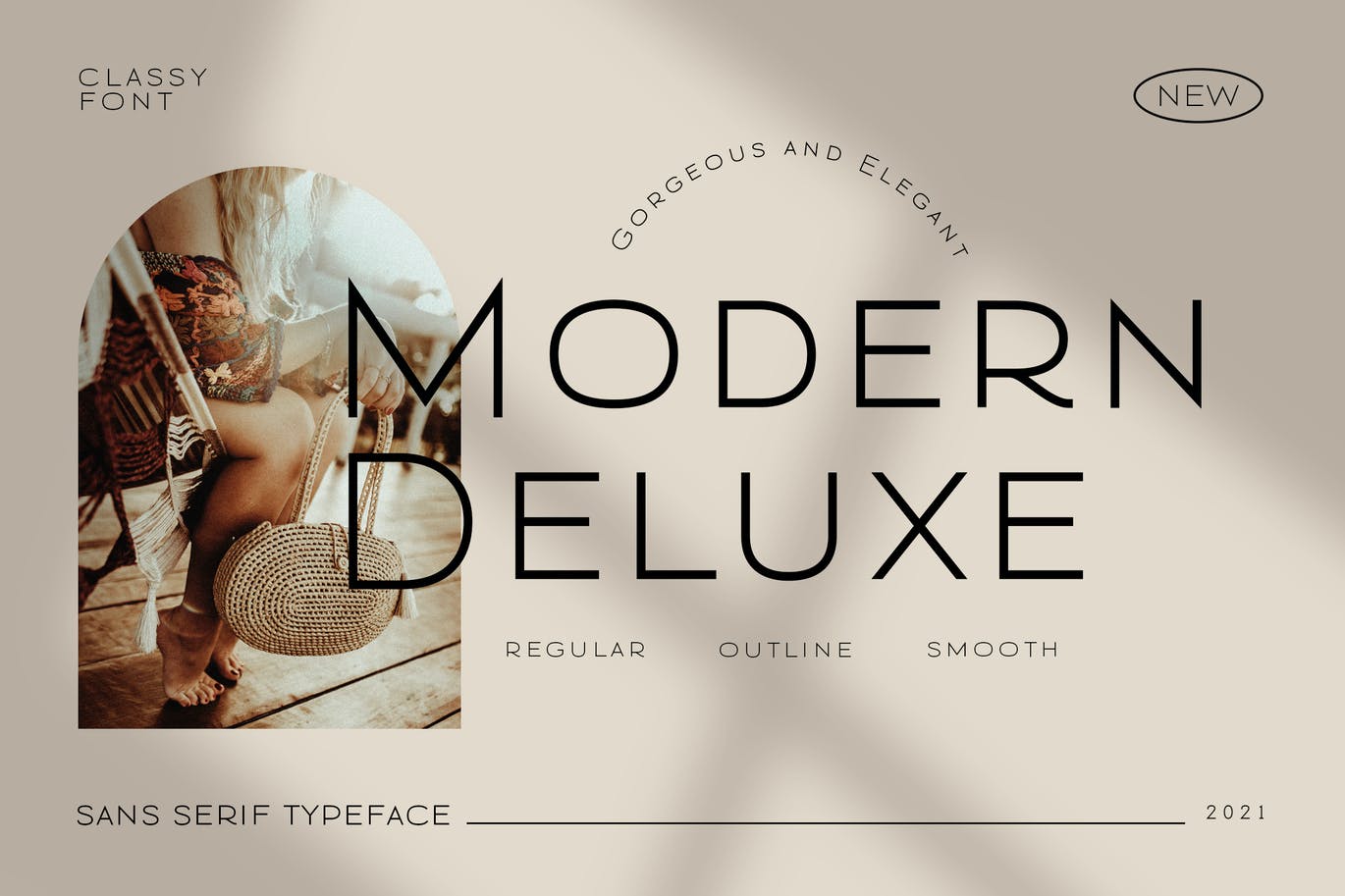 Modern Deluxe app branding business design display fashion font graphic design illustration logo photography serif typeface typography ui ux vector