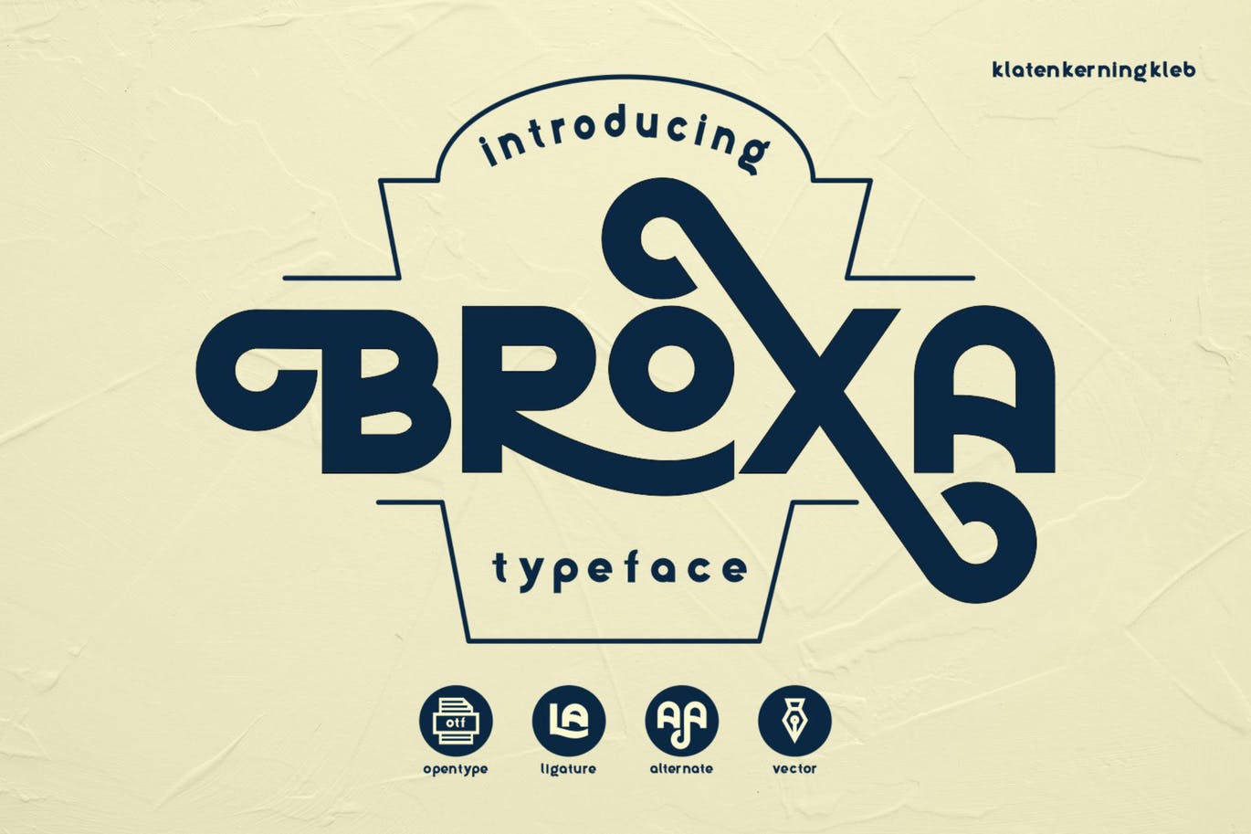 Broxa app branding decorative design display font graphic design illustration logo minimal poster serif typeface typography ui ux vector