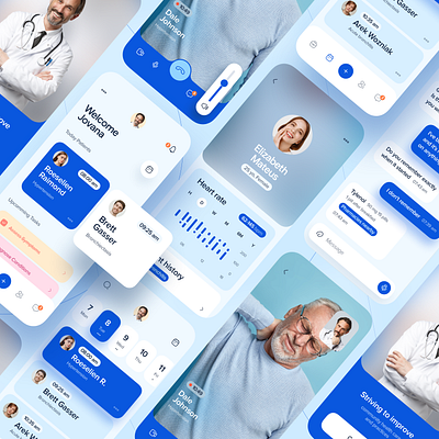 Medical app - Mobile app app app design doctor healthcare healthcare app medical medical app medicine mobile app mobile app design mobile design mobile ui