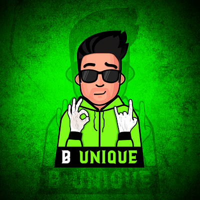 B Unique - Avatar Logo logo