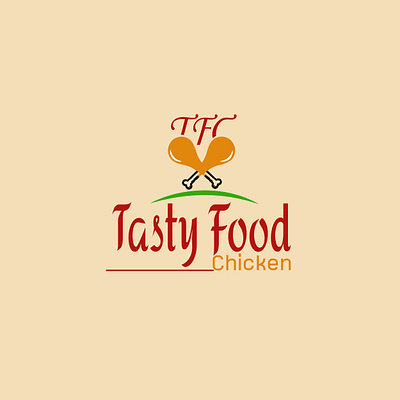 Tasty Food Chicken | Logo Design branding design graphic design illustrator logo logo design