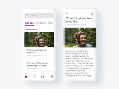 Article App app article app dailyui ui uidesign uiux