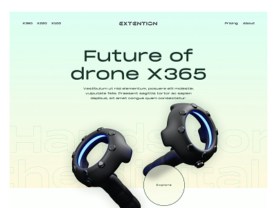 Product landing page 3d helsinki landingpage ui website