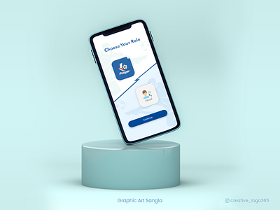 Choose Your Role | Creative Design | Graphic Art Sangla appdesign best login screen design choose choose role choose your role creative design graphic graphic design graphicdesign host role inkscape mobile role choose player role role role screen sport role sports ui xd