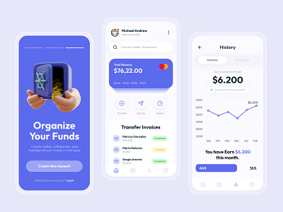 Fima - Financial Management Apps android app design app app design design finance mobile app mobile app design ui user user interface ux
