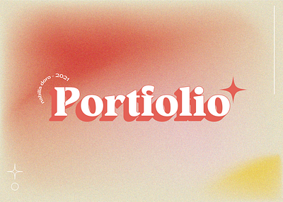 2021 Graphic Design Portfolio design