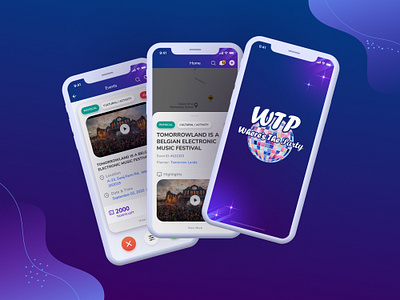 Event Party app branding design icon illustration logo mobile app ui vector