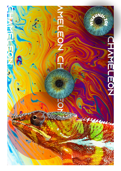 Be a chameleon collage creatives collageartwork digitalart graphic design psychedelicart punkart surrealart trippyart