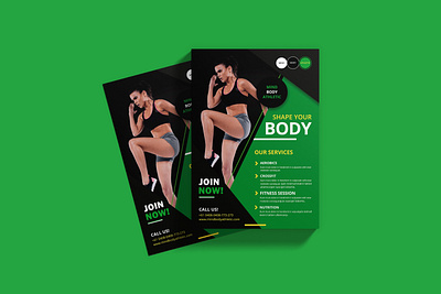 Fitness Flyer Design banner booklet branding brochure corporate flyer cover page design event flyer flyer flyer design flyers graphic design layout magazine media banner design mockup motion graphics poster printing design social flyer