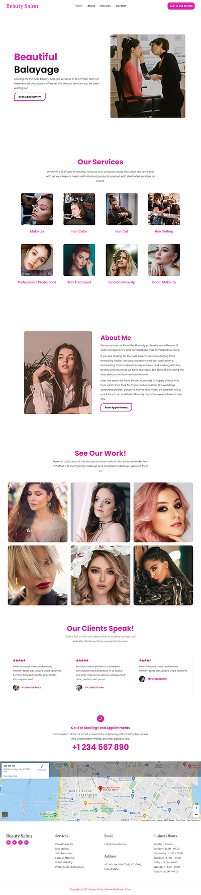 Beauty Spa | Website Design astra bootstrap branding css design elementor elementorpro html illustration javascript logo sass ui uiux ux vector webdesign webdevelopment website wordpress