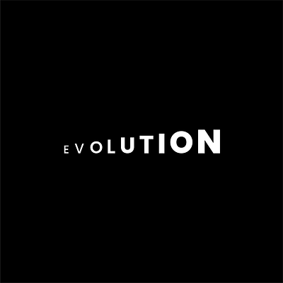 Evolution Wordmark evolution evolutionlogo logocombination logodesign logotype wordmark wordmarkinspiration